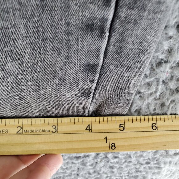Old Navy Jeans Womens Size 6 Gray Rockstar Super Skinny Button Fly Stretch Denim - Picture 8 of 10
